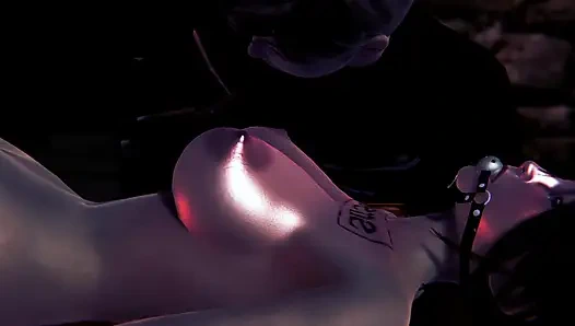 Sexuelle devote bekommt vergnügen von ihrem meister - volle animation 3D