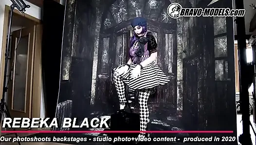 Pemotretan rebeka black 386-backstage - dewasa