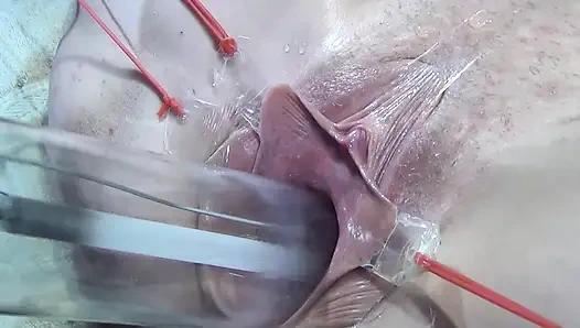 10 Vagina Tersebar Jauh Fucking Dengan Lampu 1000 Watt