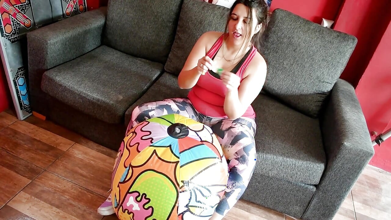 Ride and Deflate Beachball with Leggings - Bunny Looner