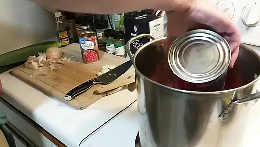 Döl pişirilmiş 3 pırasa chili ve yağlı elle muamele