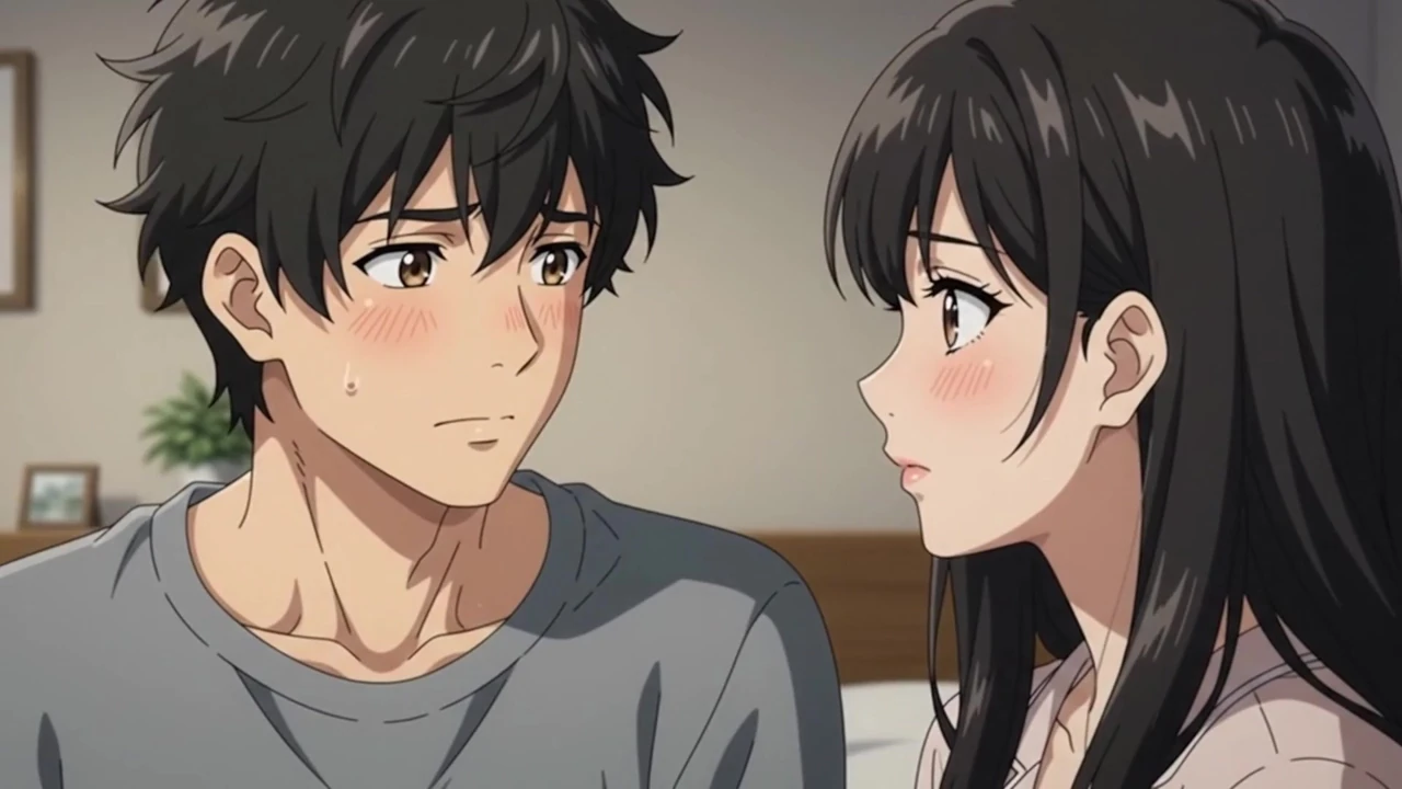 Stepsister catches stepbrother watching her change and invite him to watch complete