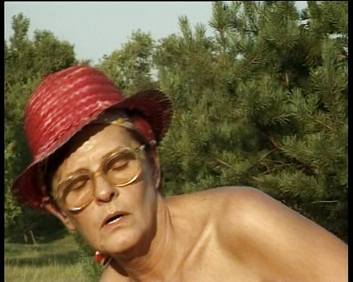 Watch This German Granny Get Fucked in Outdoor Session
