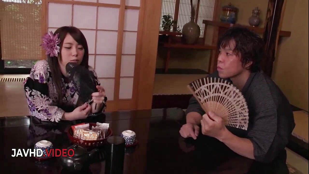 Rino Sakuragi's Hot Japanese Blowjob Before Intense Hardcore Sex Scene