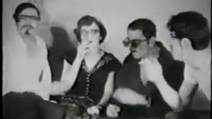 3 stooges + 1 crazy woman - circa 1950