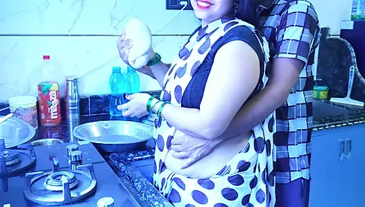 Husband Fucks Wife in Kitchen While Cooking