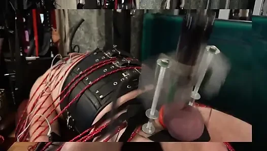 Electro Milking with The Venus 2000 in Bondage