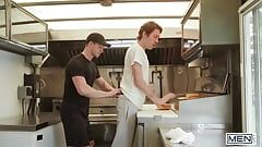 Finn Harding Invites Chris Cool Inside The Food Truck So They Can Work And Play At The Same Time - MEN
