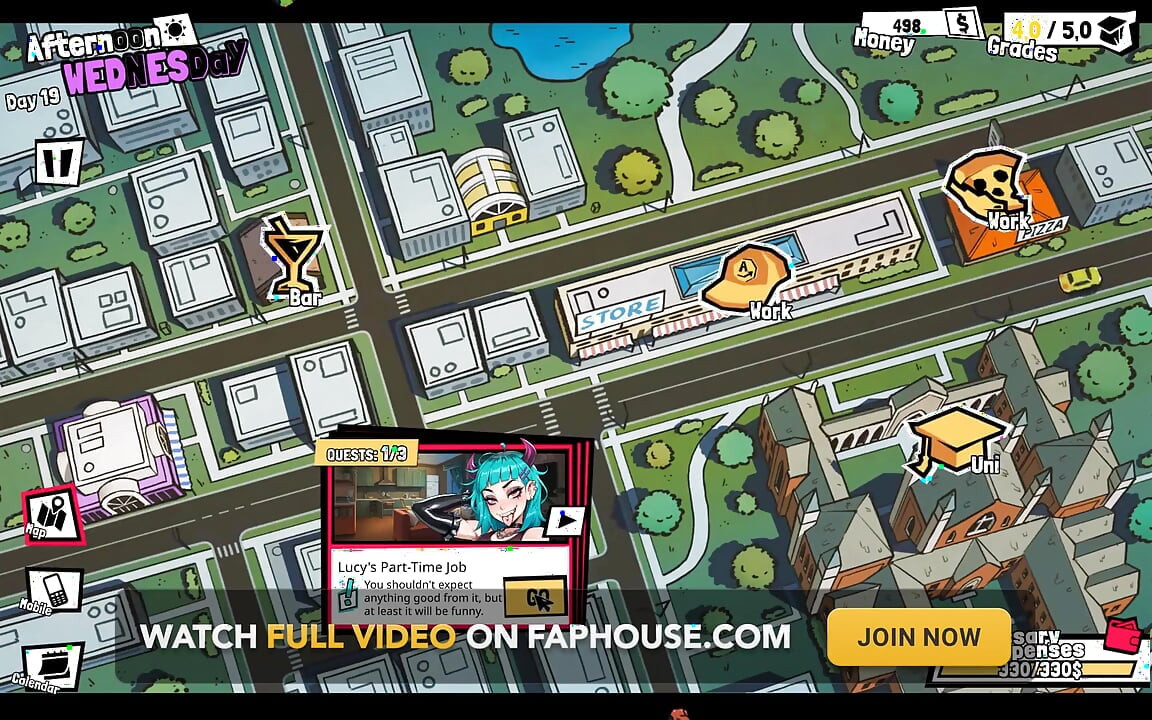 Femboy Futa House Game Hentai Futanari Ep.16 Crossdresser si na veřejnosti naplní zadek semenem!