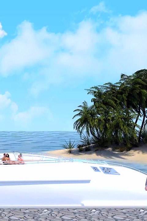 Willy d的冒险：热辣熟女在游艇上撸管 第4集