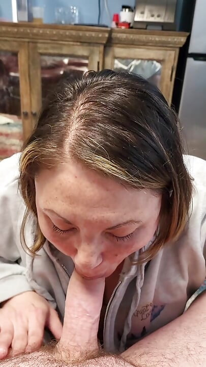 Works so hard for the cum beautiful passionate sexy milf loves cum and cumming cums again and again sucking his cock so good