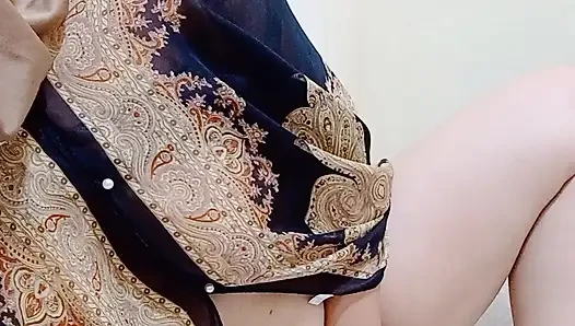 Hijab With Pussy Blowjob Playing With Her Pussy