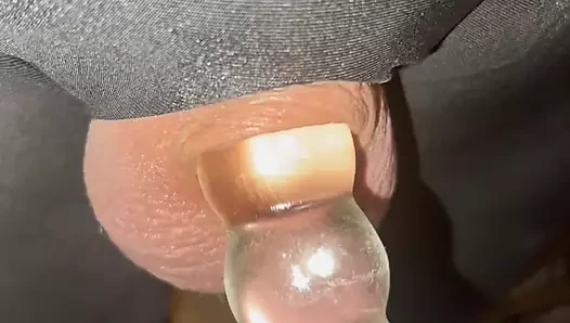Micro Gstring porn video – Glass micro penis fuck fest