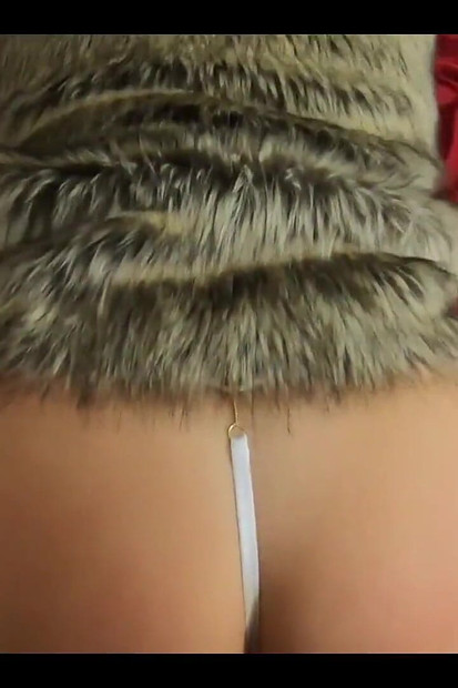 Milfycalla - Masturbating While Wearing Fur Coat and Shiny High Heels