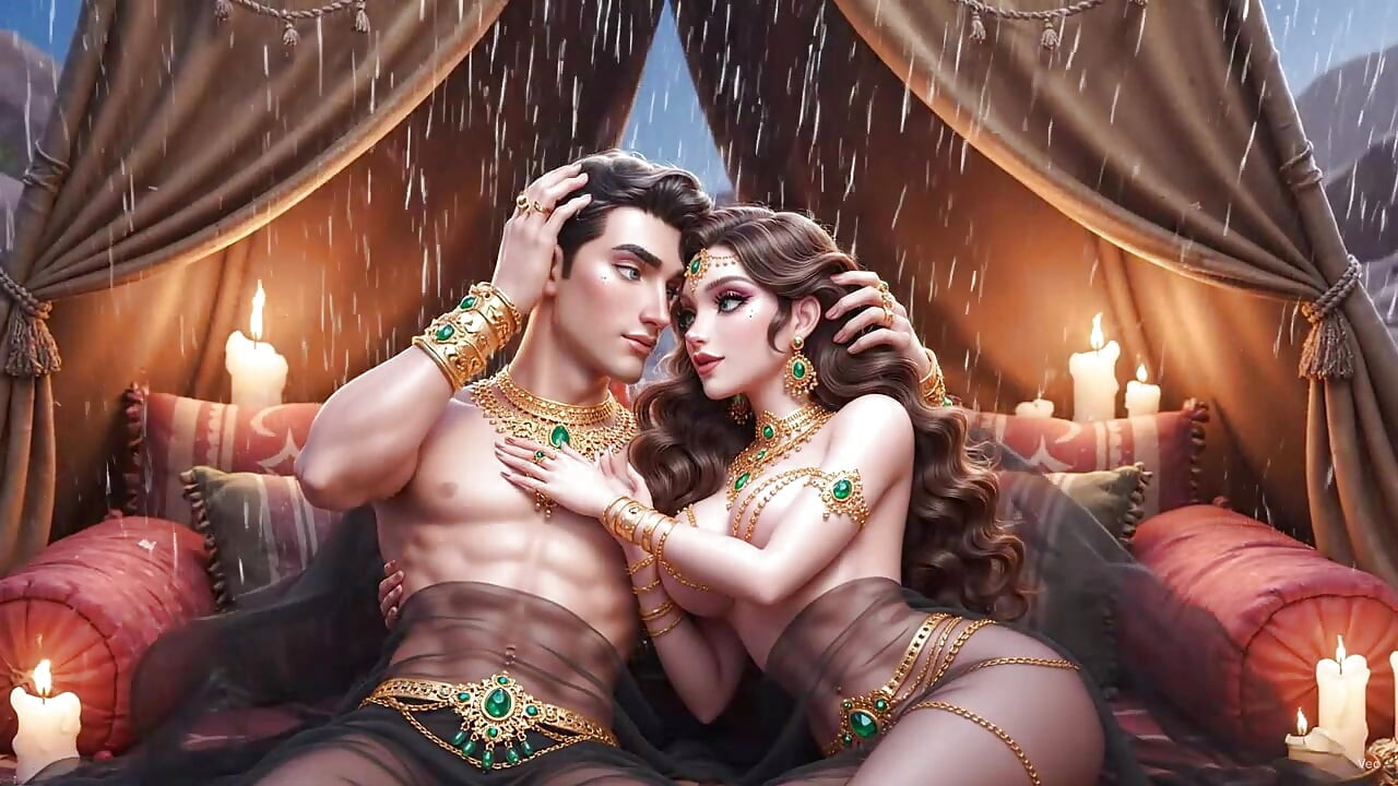 Desi Couple Ki Full Night Passion – Gold Jewelry Mein Sexy Bhabhi Aur Muscular Husband Ka Hot Bedroom Romance