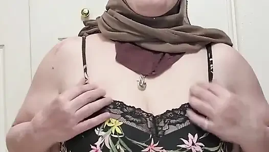 I Leave My Hijab on but Strip off the Rest of My Clothes