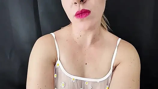 Red Lips Blowjob JOI Cum Countdown From 60
