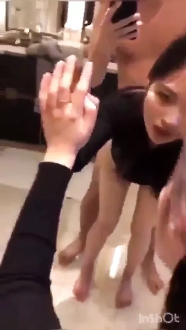 Self portrait in front of mirror and my Chinese girlfriend
