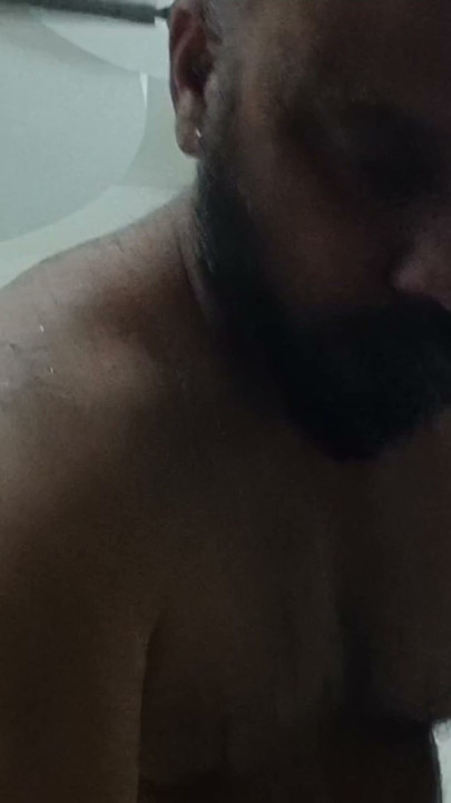 Wet Indian Daddy After Shower Getting Dressed in Tight Underwear 4K | Clip 1