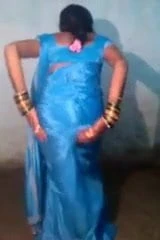 Satin Silk Saree Back