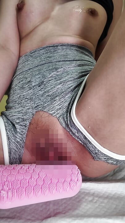 Shy Japanese amateur gradually loses her composure and starts making hentai-like moans