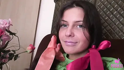Cofi Milan's Juicy Pussy Drips As Her Fingers Rub Her Natural Tits!