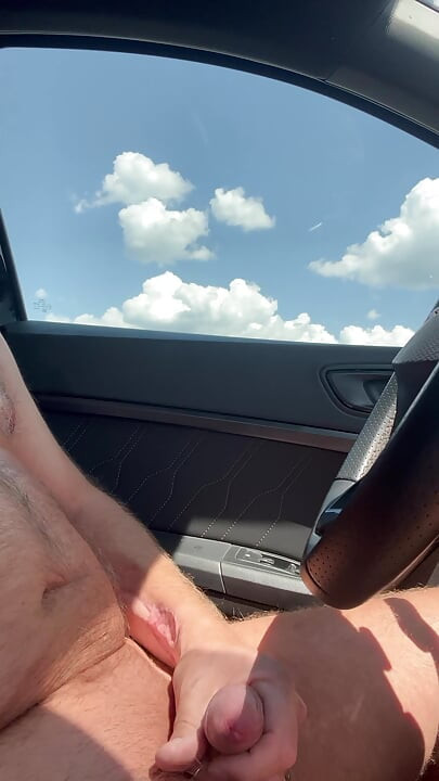 Almost got caught masturbating outside the car