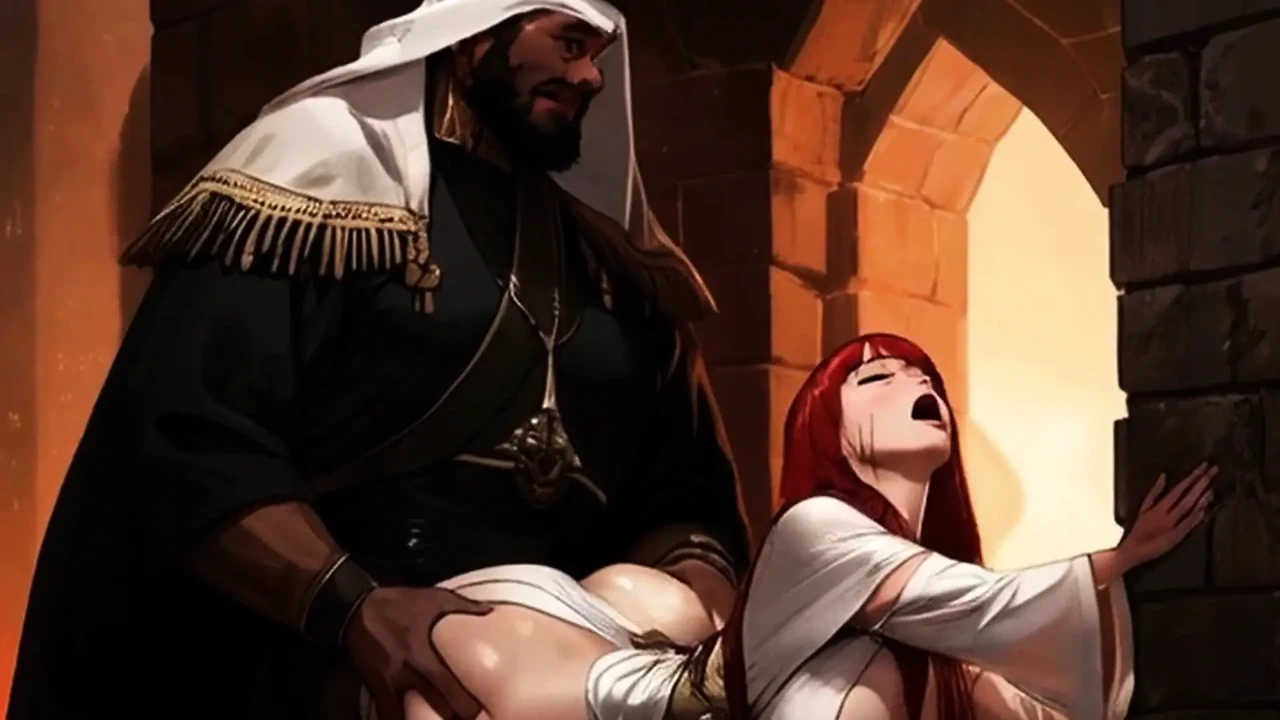 Big Natural Tittied Blondes Love BBC In Spicy Toons: When The Moors Conquered Europe