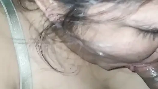 Wanitaku ngentot dan nyepong kontol, aku crot di mulutnya