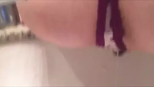 pissing from behind