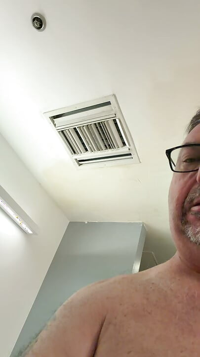 Luvbennude Has Some Fun in a Public Bathroom