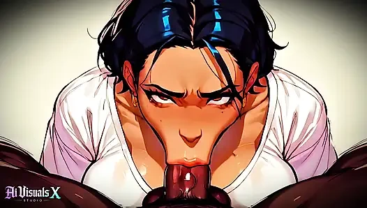 (4K) AI 3D Animated - Hot Big Ass Latina & BBC Interracial Fucking (AI Visuals X)