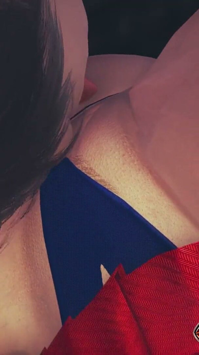 Superwoman sedusă în parc - Săruturi pasionale duc la cunnilingus - Vibratorul anal o face să ajungă la orgasm cu fundul ei mare | Clip 2