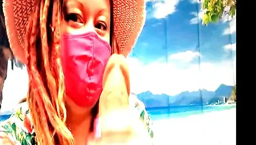 Watch me stroke the dildo as I sissify you
