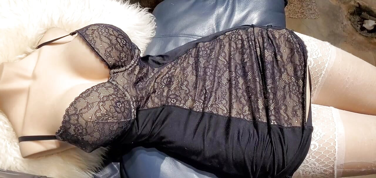 My first TPE doll dressed in sexy lingerie ready for my load.