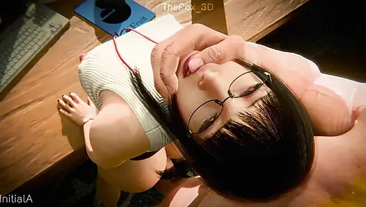 Final Fantasy - Gentiana + Jill Warrick + Benedikta Hot Office WM Color Grading (No Sound) By InitialA  Animation 3D Hentai