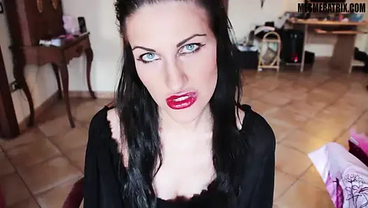 Hänge mich an meinen lippen auf