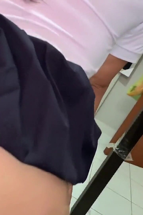 Showing Her Ass and Riding My Cock