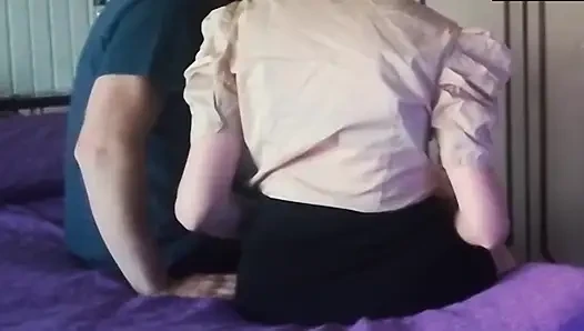 Sexy sekretärin fickt chef und will beförderung