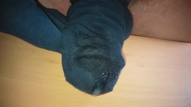Jerk off into worn Sox