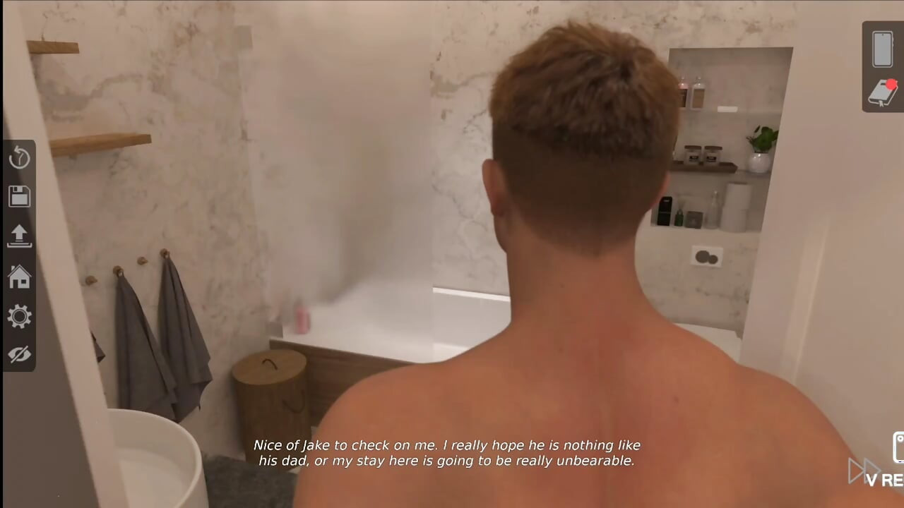 Su padrastro desnudo es realmente impresionante, ¡no pude contener la emoción!