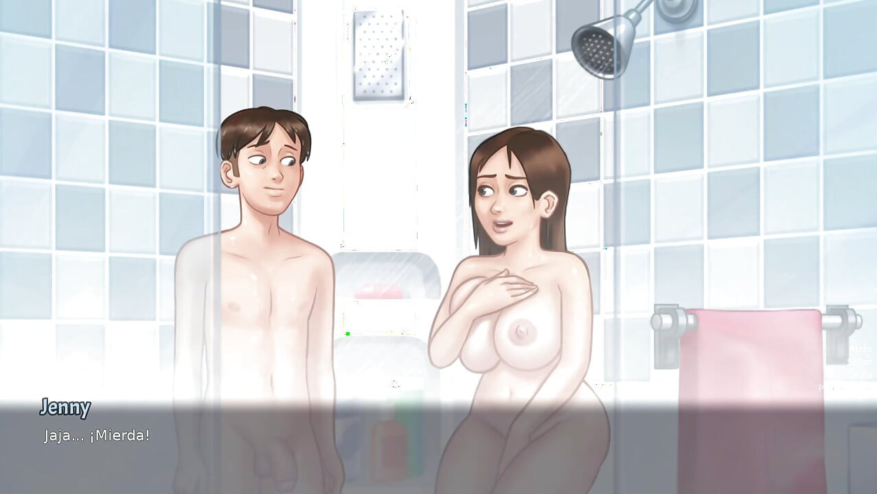 Stepmom likes to have sex all the time with the Tenant - summertime saga