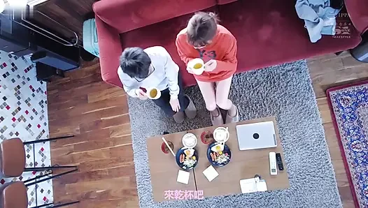 Put the Luck Guy and Av Actress in the Suburban House for 3 Days. Part.3
