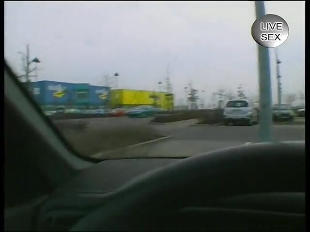 Chubby MILF whore satisfy her pussy in car