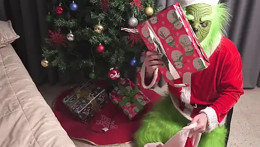 A Perverted Grinch Joins My Roommate and Me in a Super-hot Hardcore Anal Threesome