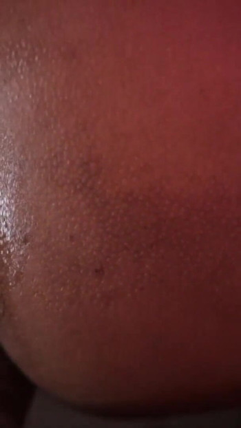 Powerful moment from "POV Camilo Brown Fucking a Grindr Hookup Condom to Bareback to Breeding With His Big Uncut Cock"