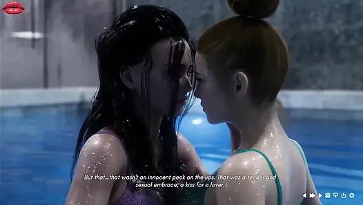 Mrs Denvers 17 Wanda and Lois Spend Quality Time Together in Swimingpool