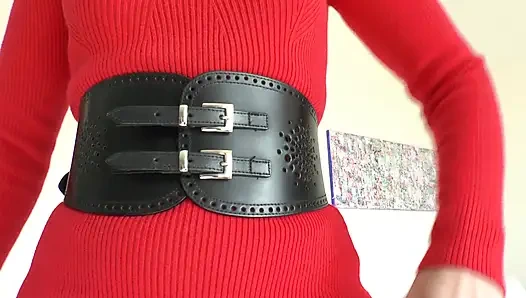 Ikat pinggang ketat lebar bagian 79 lady victoria valente