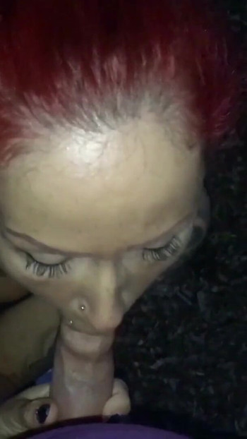 Stunning moment from "Real German Redhead Street Hooker Give Stranger Public Blow"