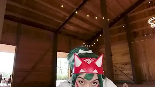Vrcosplayx kimmy kim sebagai overwatch 2 kiriko ingin keliru pahaman dengan gairah murni bagian 2